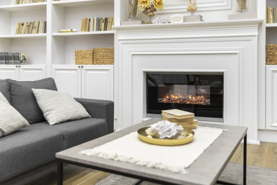 perfect material for fireplace surround