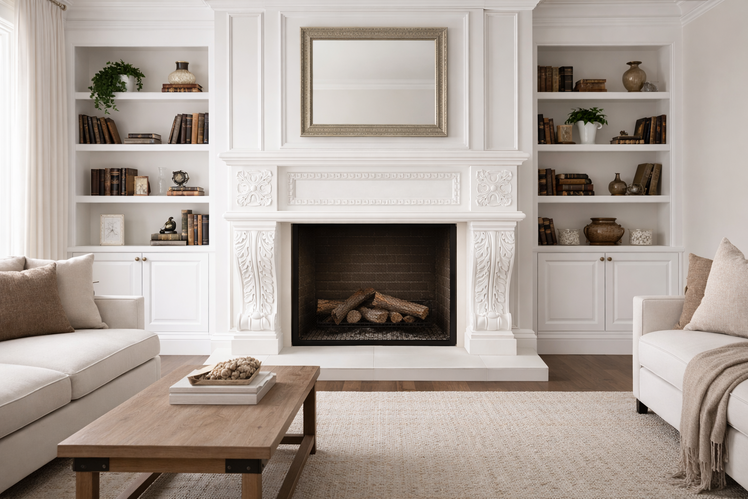 Raphael Historical Fireplace Mantel