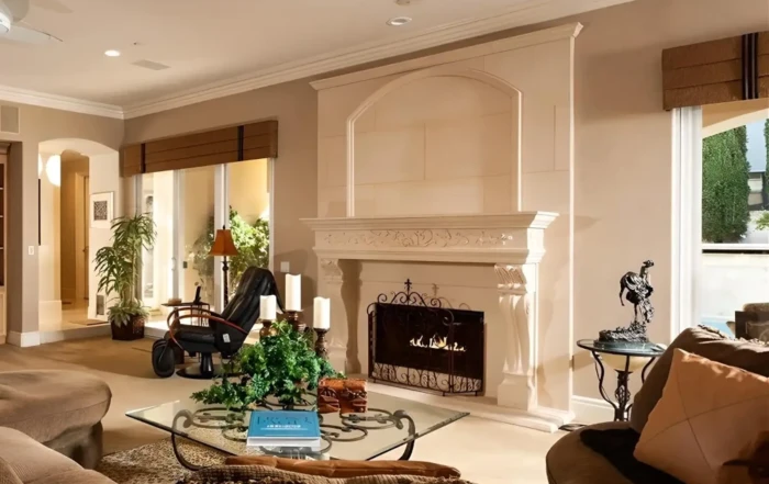 cast stone fireplace mantels for eco-conscious