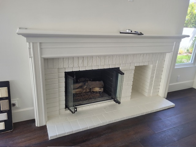 Before and after fireplace remodels