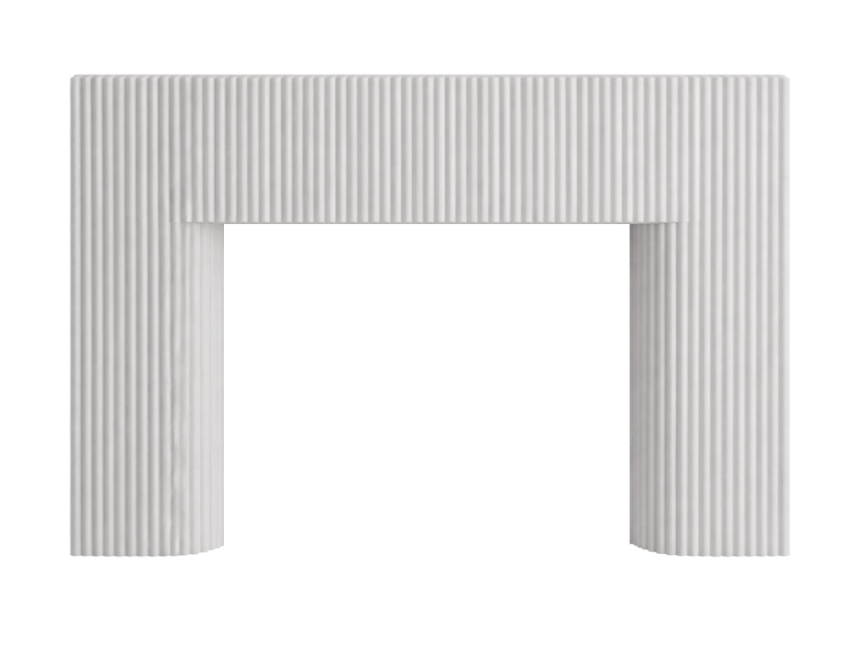 fluted mantel orange county